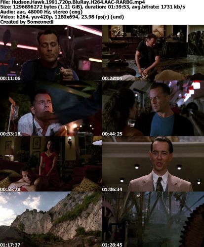 Hudson Hawk 1991 720p BluRay H264 AAC-RARBG