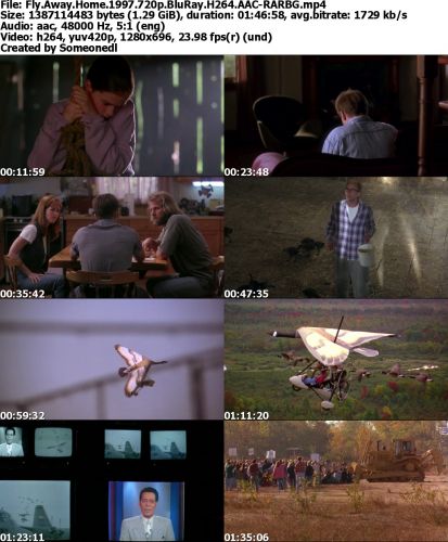 Fly Away Home 1997 720p BluRay H264 AAC-RARBG
