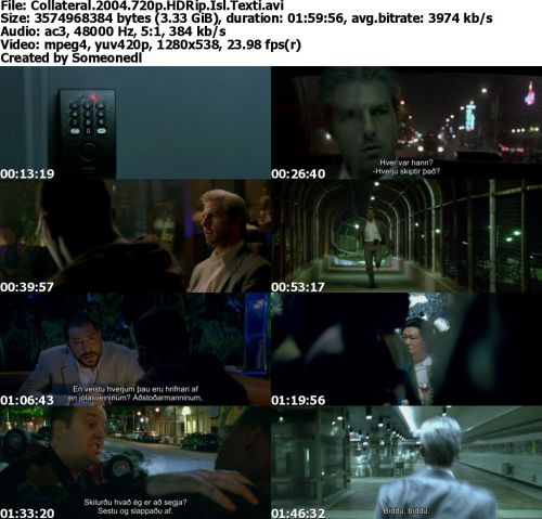 Collateral 2004 720p HDRip Isl Texti