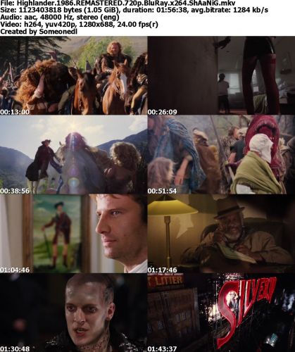 Highlander 1986 REMASTERED 720p BluRay x264 ShAaNiG