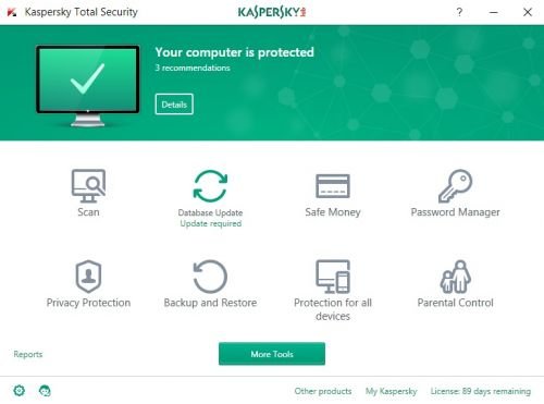 Kaspersky Total Security 2017 17.0.0.611 TR