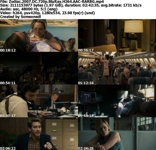 Zodiac 2007 DC 720p BluRay H264 AAC-RARBG