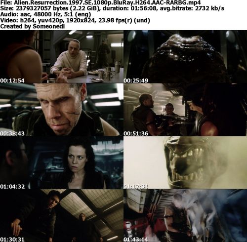 Alien Resurrection 1997 SE 1080p BluRay H264 AAC-RARBG