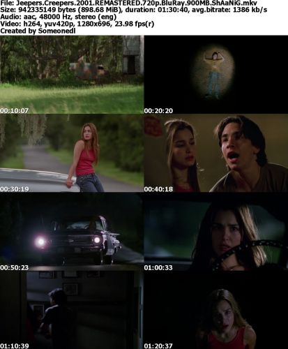 Jeepers Creepers 2001 REMASTERED 720p BluRay 900MB ShAaNiG
