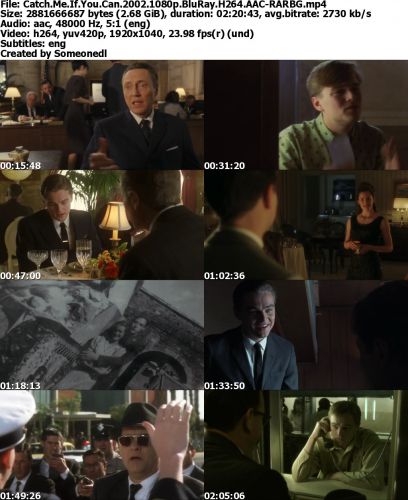 Catch Me If You Can 2002 1080p BluRay H264 AAC-RARBG