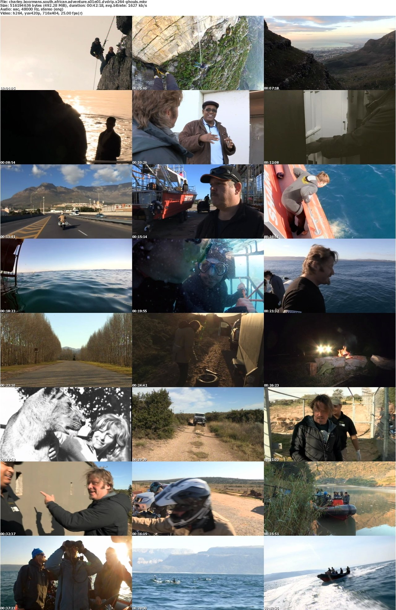 Charley Boormans South African Adventure S01E01 DVDRip x264-GHOULS