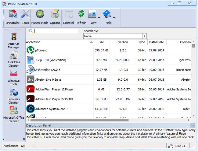 Revo Uninstaller Free 2.0.0