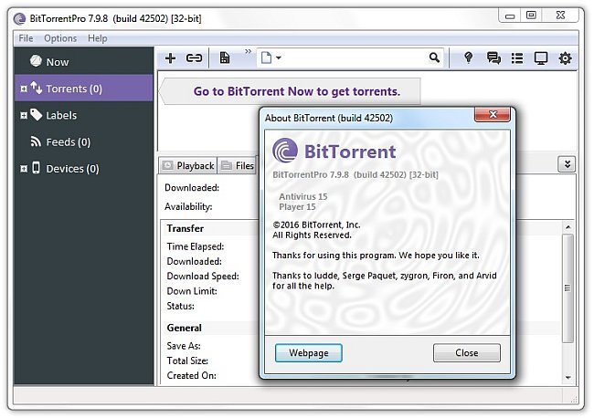 BitTorrent Pro 7.11.0.46829 for apple instal