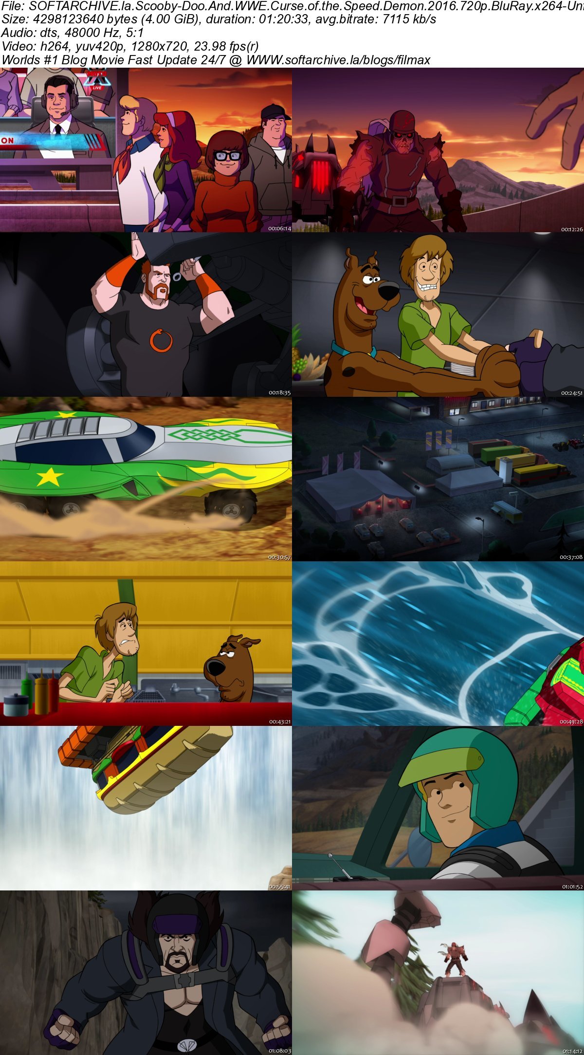 Scooby Doo And WWE Curse of the Speed Demon 2016 720p BluRay x264 ...