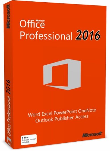 Microsoft Office 2016 VL ProPlus Multi-39 (x64) August 2016