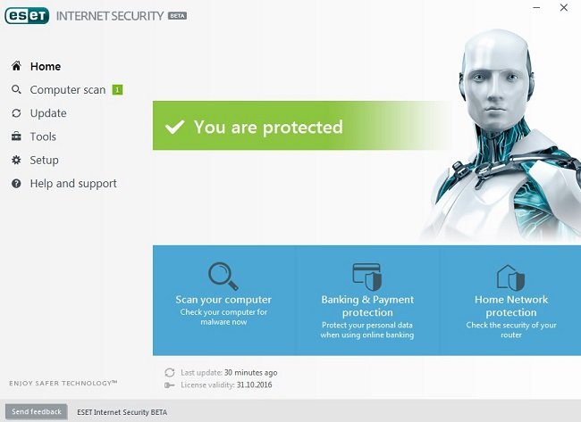 ESET NOD32 Antivirus &amp; Internet Security 10.0.171.0 Beta (x86/x64)