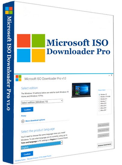 Microsoft ISO Downloader Pro v1.1 + Portable