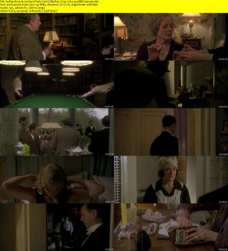 Gosford Park 2001 BluRay 720p x264 950MB-Ganool