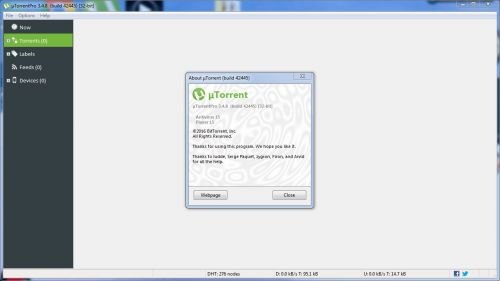 uTorrentPro 3.4.8 Build 42445 Stable