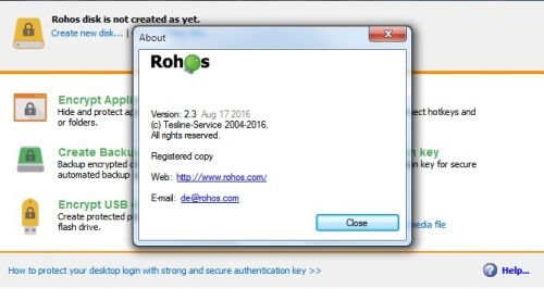 Rohos Disk Encryption 2.3 DC 17.08.2016 Multilingual