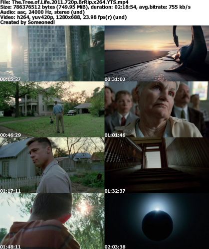The Tree of Life 2011 720p BrRip x264 YTS