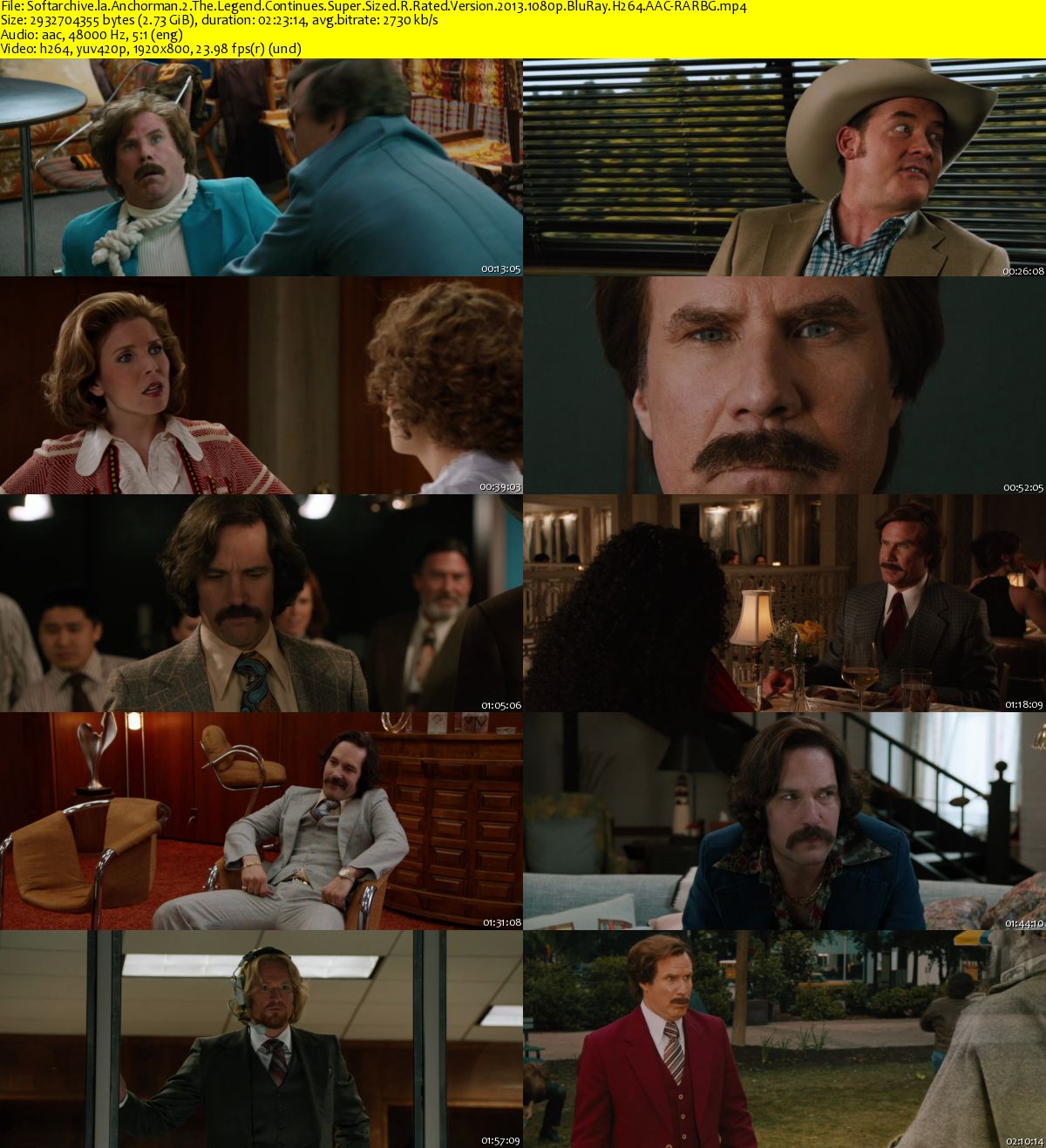 Watch Anchorman 2: The Legend Continues 2013 Full HD