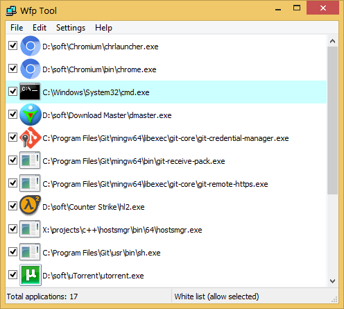 Wfp Tool 1.1.114 (x86/x64) + Portable