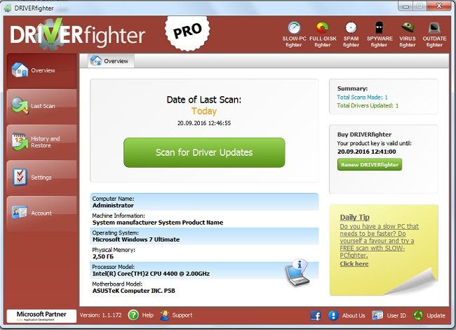 DRIVERfighter Pro 1.1.172 Multilingual