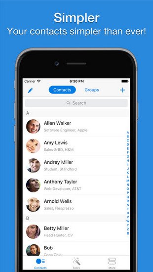 Simpler Pro - Smart contacts manager v8.0