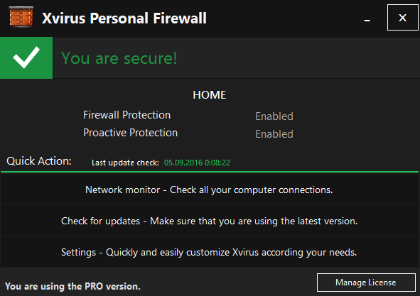 Xvirus Personal Firewall Pro 4.2.3.0