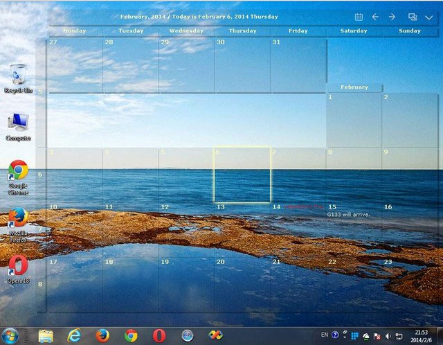 Desktop Calendar 2.2.6.3777 Multilingual + Portable