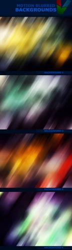 5 Motion Blurred Backgrounds