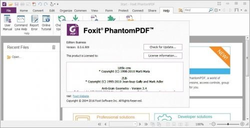 Foxit PhantomPDF Business 8.0.6.909 Multilingual