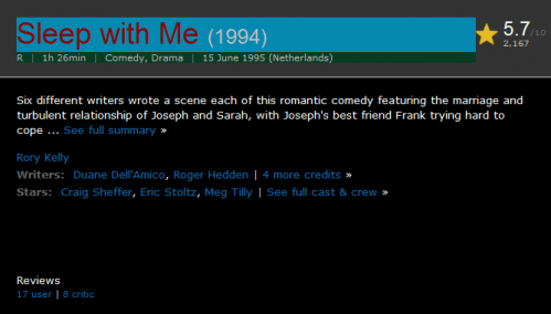 Sleep With Me (1994/DVDRip)