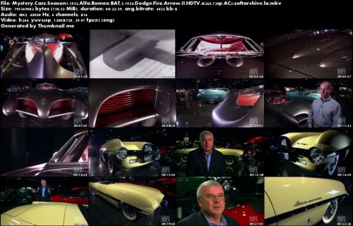 Mystery Cars Season 1 - 1953 Alfa Romeo BAT 5, 1954 Dodge Fire Arrow II (2011)