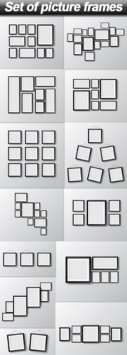 Set of picture frames