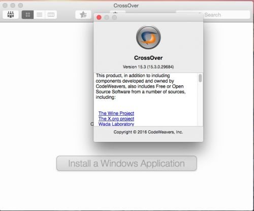 CrossOver 15.3.0.29684 Multilingual MacOSX