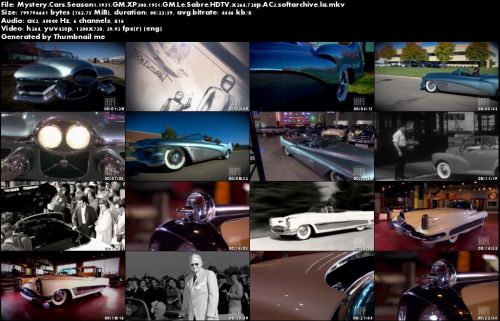 Mystery Cars Season 1 - 1951 GM XP-300, 1951 GM Le Sabre (2011)