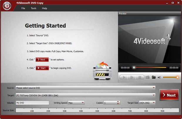 4Videosoft DVD Copy 3.2.30 Multilingual 