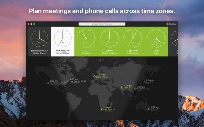 World Clock 1.3.3 MacOSX