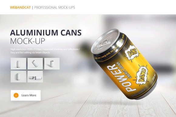 CreativeMarket -- Can Mock-up