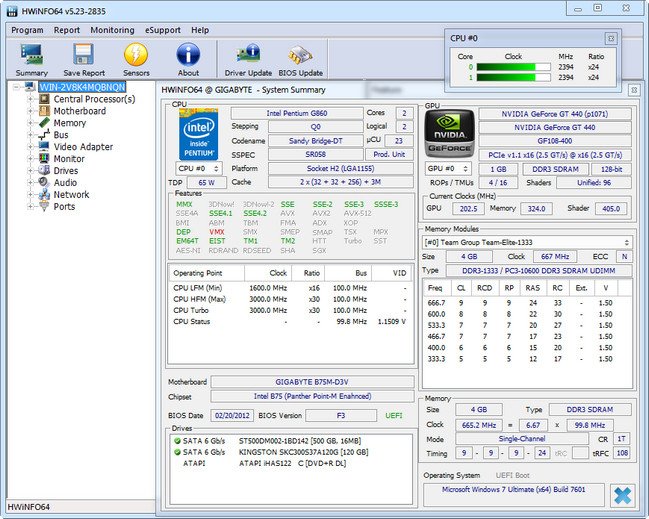 HWiNFO 5.38 Final + Portable
