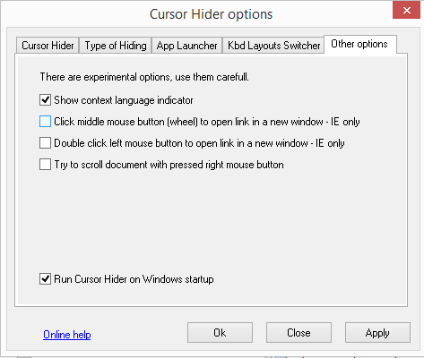 Cursor Hider 1.8.9.40 Portable