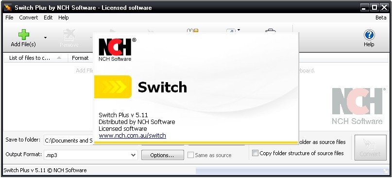 NCH Switch Plus 11.28 for mac instal