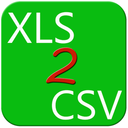 XLS2csv 4.18 | MacOSX | 8 Mb