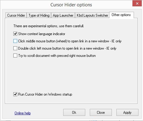 Cursor Hider 1.8.9.40