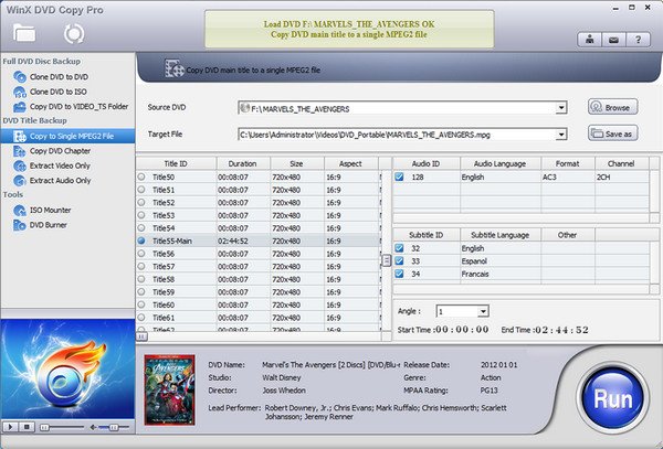 WinX DVD Copy Pro 3.7.0 Multilingual Portable 