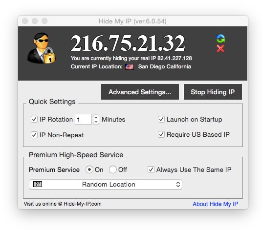 Hide My IP 6.1.19 (MacOSX)