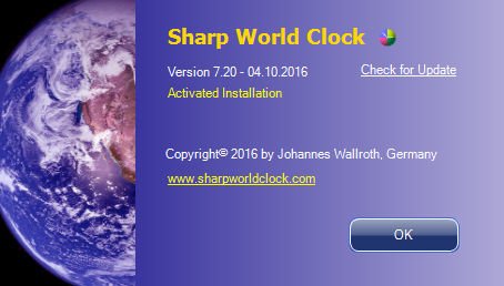 Sharp World Clock 7.2