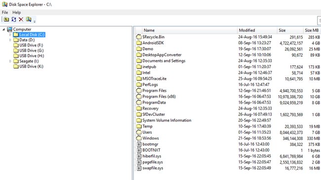 Disk Space Explorer 2.1