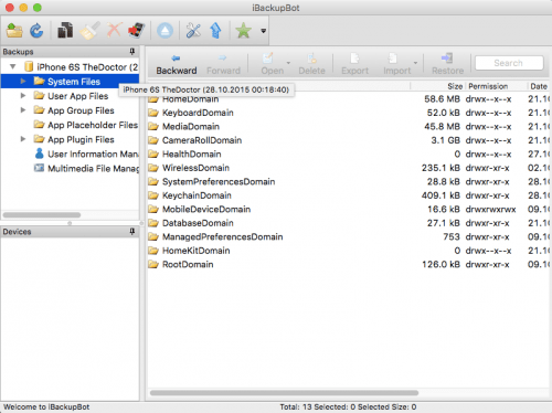 iBackupBot 5.4.2 (MacOSX)