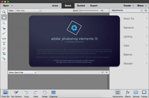 Adobe Photoshop Elements &amp; Premiere Elements 15.0 MacOSX