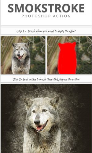 GraphicRiver -- Smokstroke - Photoshop Action