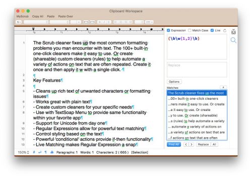 TextSoap 8.2 (MacOSX)