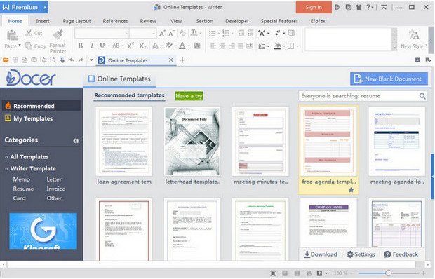 WPS Office Premium v10.1.0.5785 Portable 